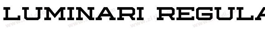 Luminari Regular字体转换